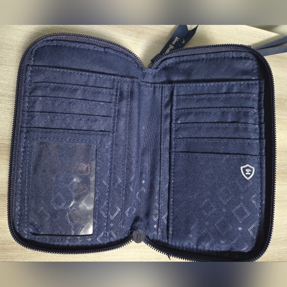 Vera Bradley FLAMINGO GARDEN All in One Wristlet Wallet - MISSING XBODY STRAP - Picture 8 of 8